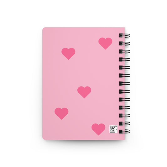 Inspirational Pink Spiral Bound Journal - "Everything Works Out The Best Way" - Perfect for Note-Taking and Gratitude Journaling